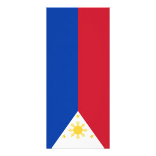 Philippines flag rack card