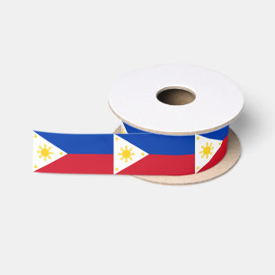 Philippines Flag Satin Ribbon