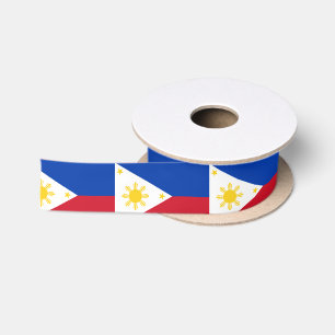 Philippines Flag Satin Ribbon