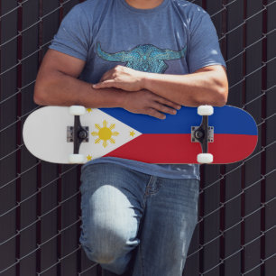 Philippines Flag Skateboard