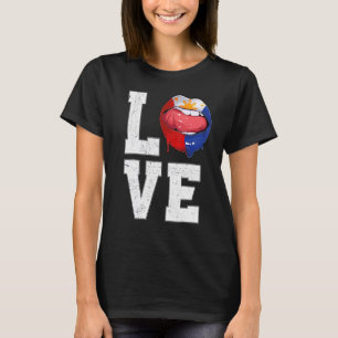 Philippines Flag Soccer Fan Love Filipino T-Shirt