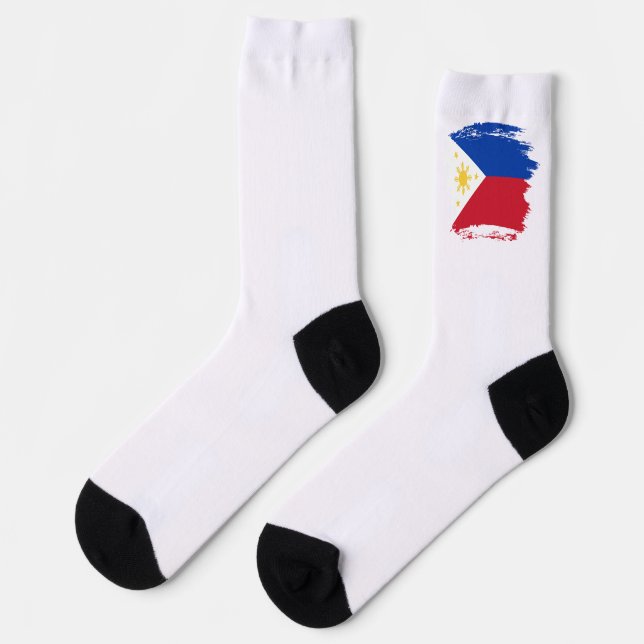 Philippines flag socks (Left)