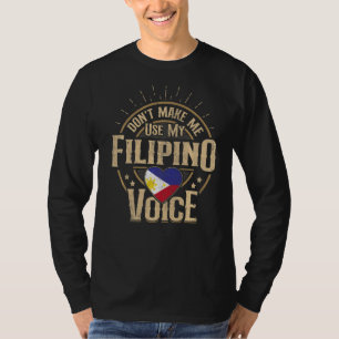 Philippines Flag Souvenirs For Filipinos Men & Wom T-Shirt