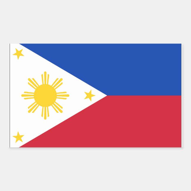 Philippines Flag Sticker (Front)