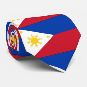 Philippines flag tie