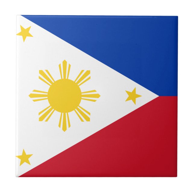 Philippines Flag Tile (Front)
