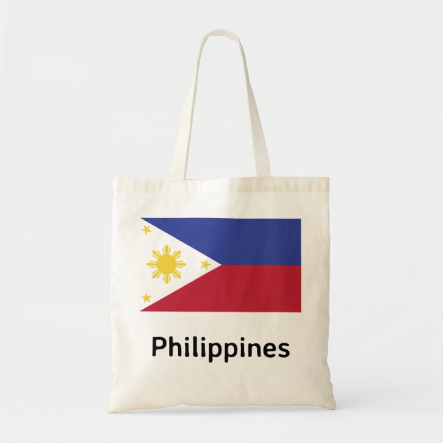 Philippines Flag Tote Bag (Front)