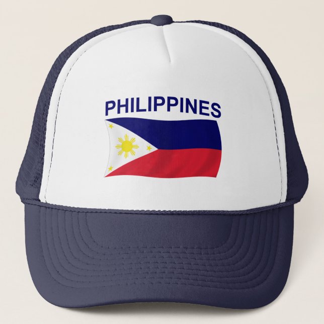 Philippines Flag Trucker Hat (Front)