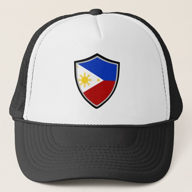 Philippines flag trucker hat (Front)