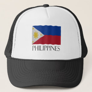 Philippines flag trucker hat