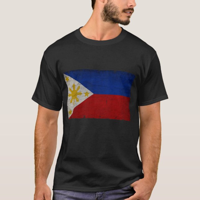 PHILIPPINES FLAG VINTAGE SOUVENIR GIFT T-Shirt (Front)