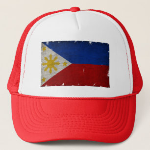 PHILIPPINES FLAG VINTAGE SOUVENIR GIFT  TRUCKER HA HAT