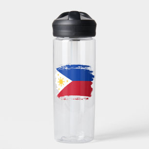Philippines flag water bottle