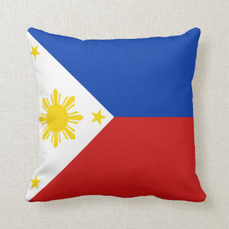 Philippines Flag x Flag Pillow