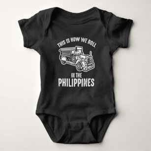 Philippines Jeepney - Filipino Fun Baby Bodysuit