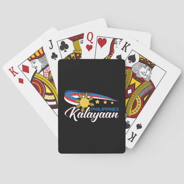 Philippines Kalayaan Independence Holiday Playing Cards (Back)