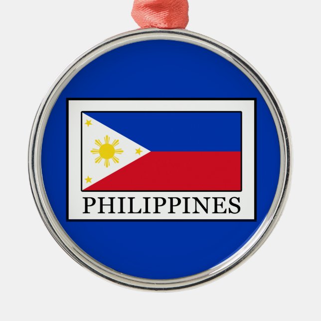 Philippines Metal Ornament (Front)