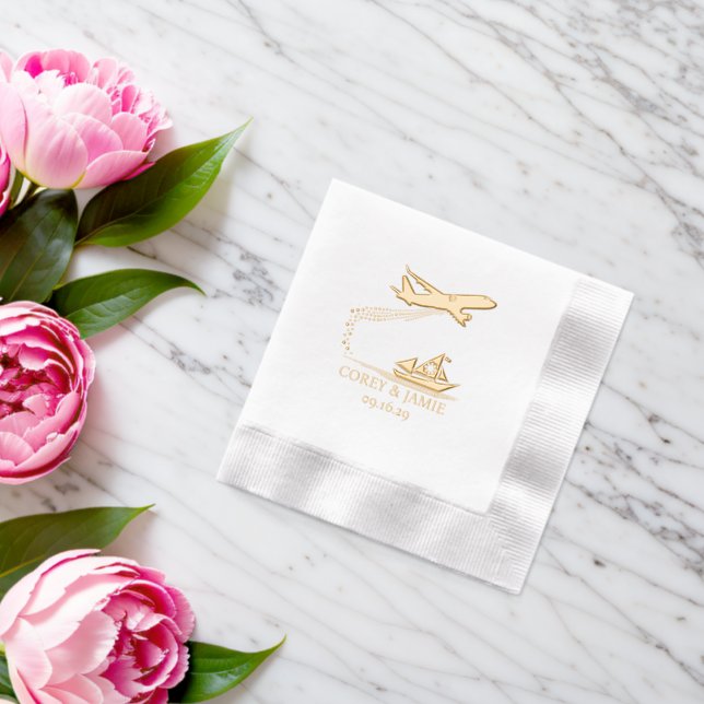 Philippines Passport Foil Napkins (Insitu (Wedding))