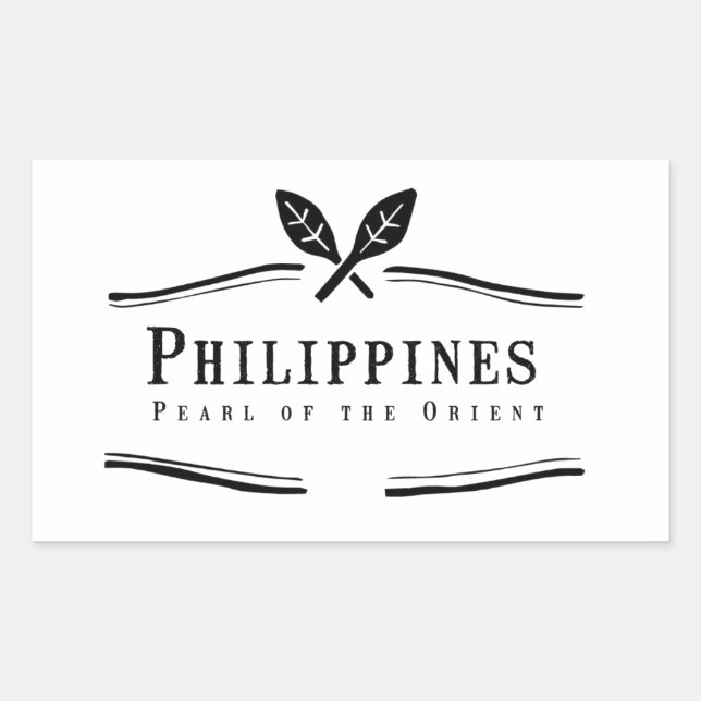 Philippines Pearl of the Orient Sticker (Front)