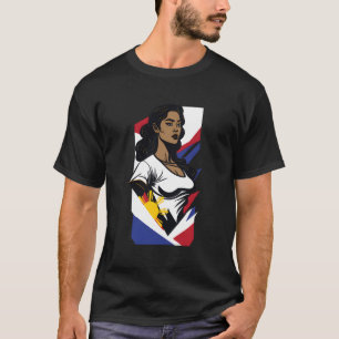 Philippines Pinay Filipina Pride Strong Proud Wome T-Shirt