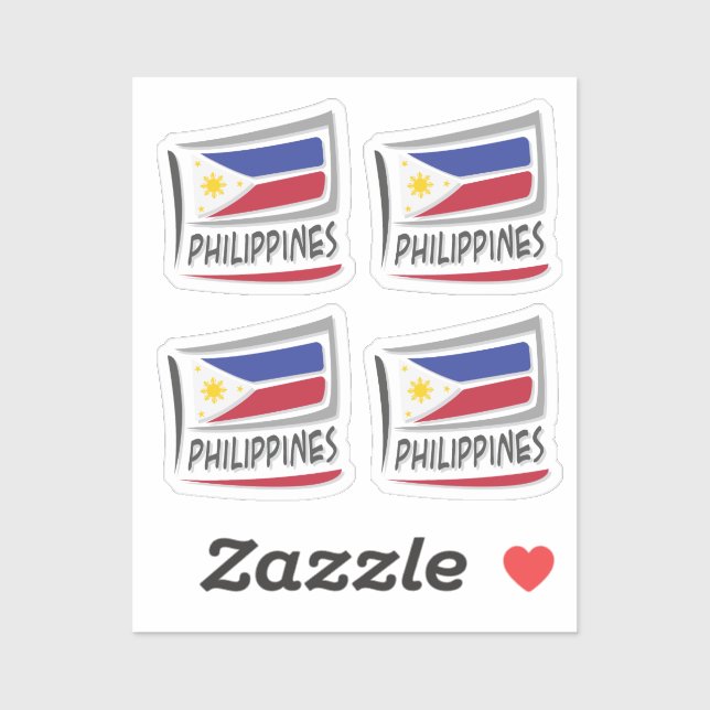 Philippines  Pride X Flag (Sheet)