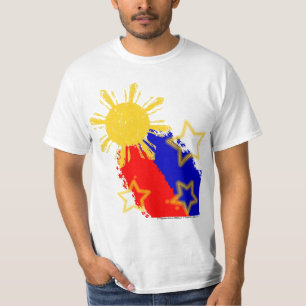 Philippines shooting Sun and starts Flag T-Shirt