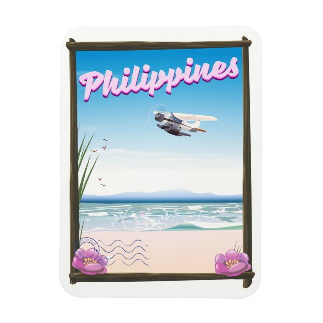 Philippines Travel poster Magnet (Vertical)