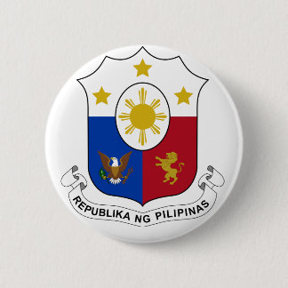 PhilippinesCoat of Arms 2 Inch Round Button