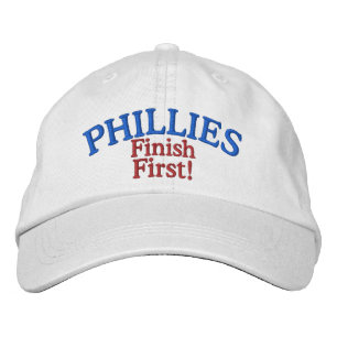 PHILLIES Finish FIRST by SRF Embroidered Hat