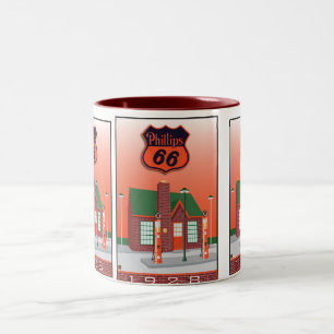 Phillips 66 Two-Tone coffee mug