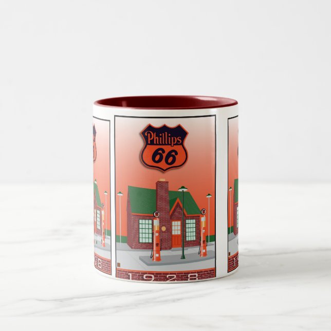Phillips 66 Two-Tone coffee mug (Center)