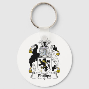 Phillips Family Crest Keychain