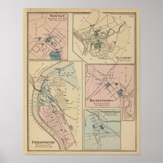 Phillipsburg, NJ Poster (Front)