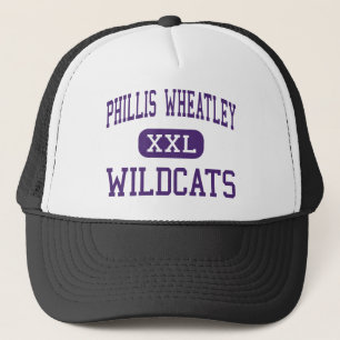 Phillis Wheatley - Wildcats - High - Houston Texas Trucker Hat