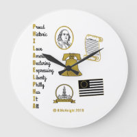 Philly Acronym Wall Clock