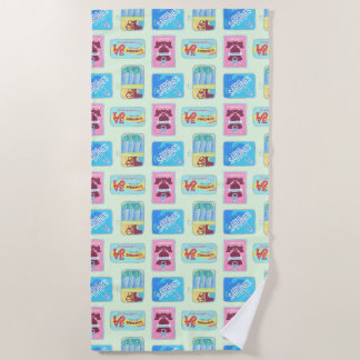 Philly Beach Towel - Philadelphia Tin Fish Sardine