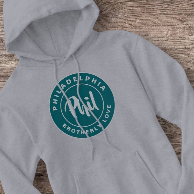 Philly Brotherly Love Culture Green Vintage  Hoodie (Creator Uploaded)