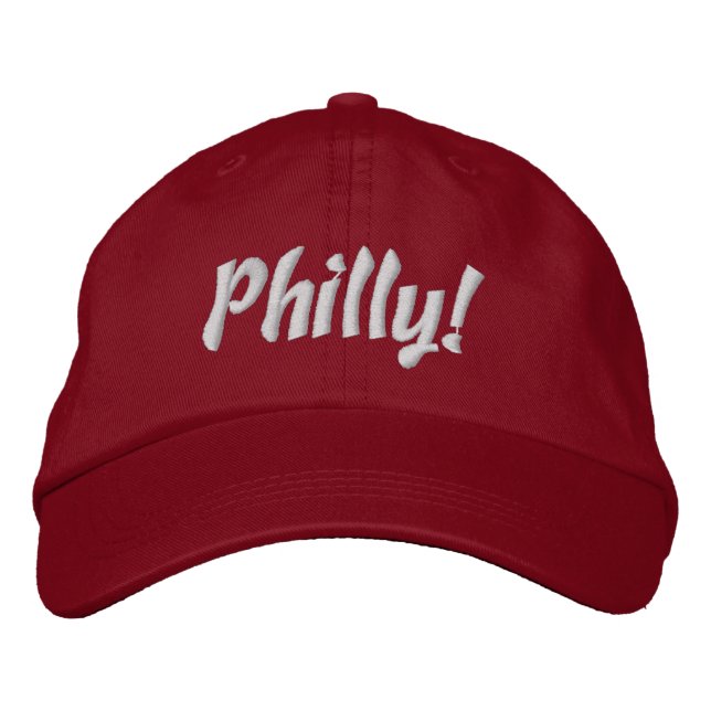 Philly ! Casquette en rouge et blanc (Devant)