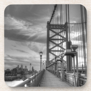Philly from the bridge coaster