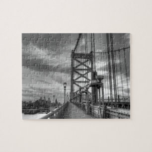 Philly from the bridge jigsaw puzzle