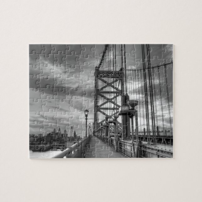 Philly from the bridge jigsaw puzzle (Horizontal)