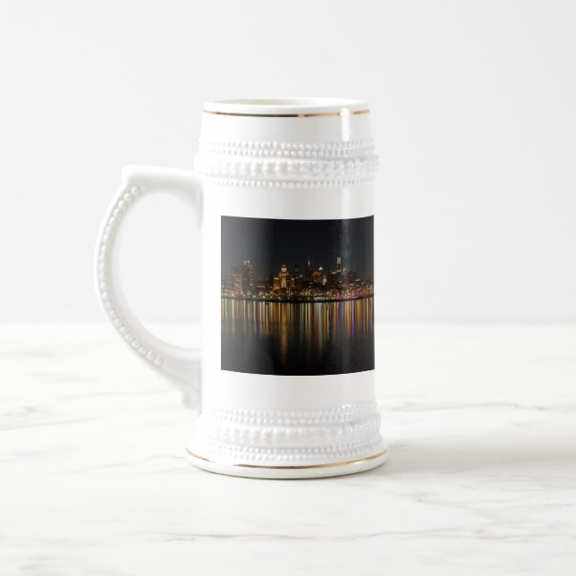 Philly night beer stein (Left)