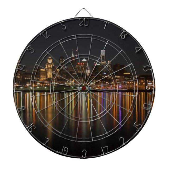 Philly night dartboard (Front)