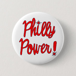 Philly Power! T-shirts, Hoodies, Baseball Tees 2 Inch Round Button