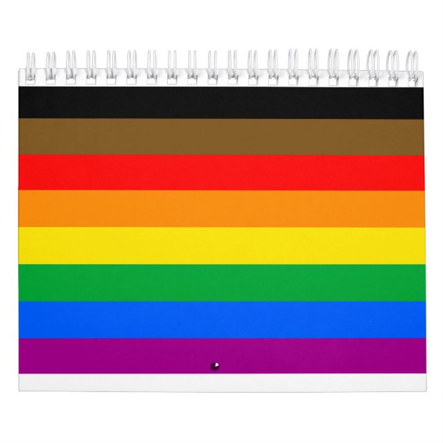 Philly Rainbow Pride Flag Calendar (Cover)