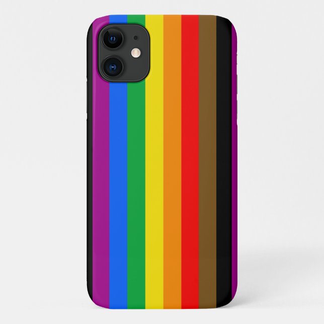 Philly Rainbow Pride Flag Case-Mate iPhone Case (Back)