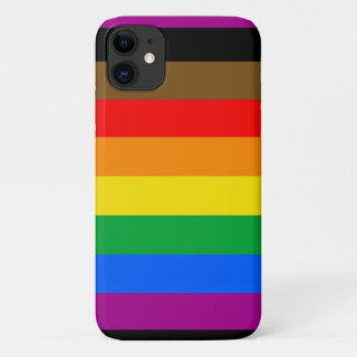 Philly Rainbow Pride Flag iPhone 11 Case