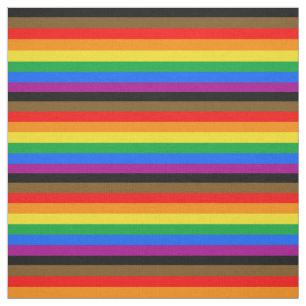 Philly Rainbow Pride Flag Fabric