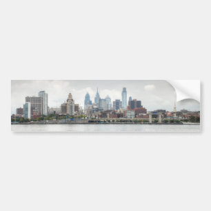 Philly skyline 2 bumper sticker