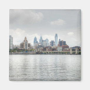 Philly skyline 2 magnet